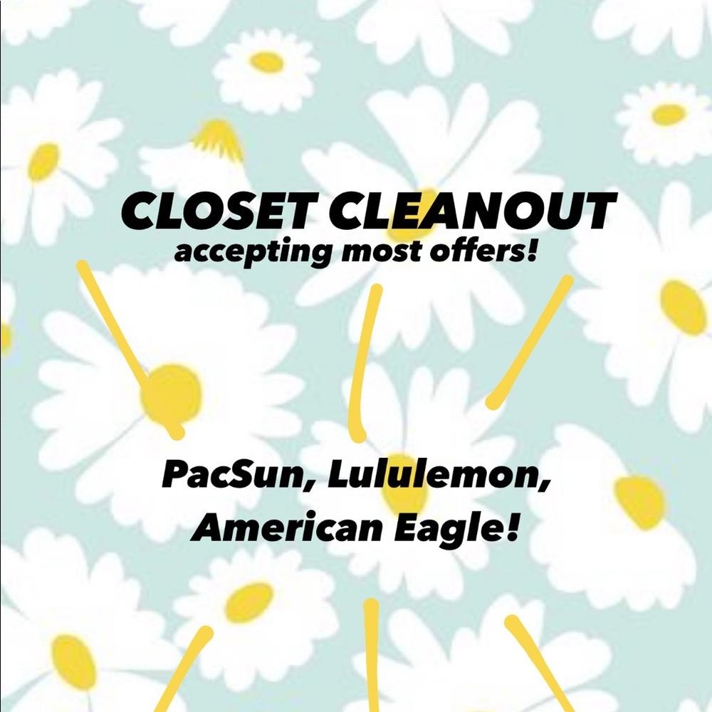 CLOSET CLEANOUT